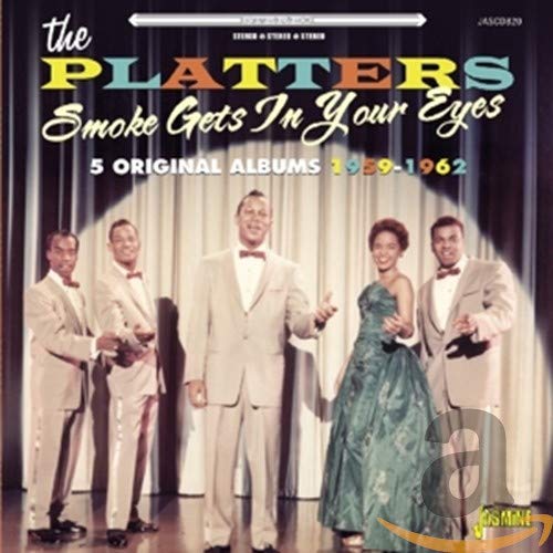 CD cover for The Platters’ “Smoke Gets In Your Eyes” compilation album.