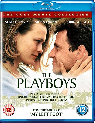 Blu-ray cover for "The Playboys" featuring a couple embracing.