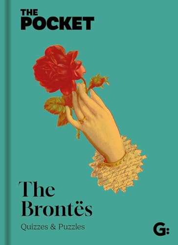 Book cover with a hand holding a red rose on a teal background.