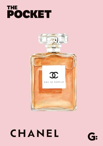 Book cover featuring a watercolor painting of a Chanel No. 5 perfume bottle.