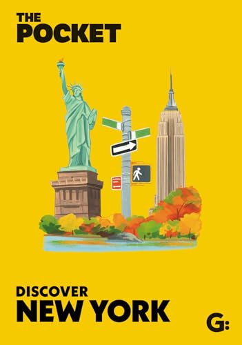 Yellow book cover featuring the Statue of Liberty and New York City landmarks.