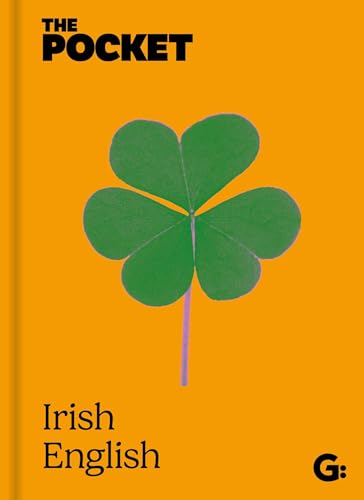 Orange book cover with a four-leaf clover and text: "The Pocket Irish English".