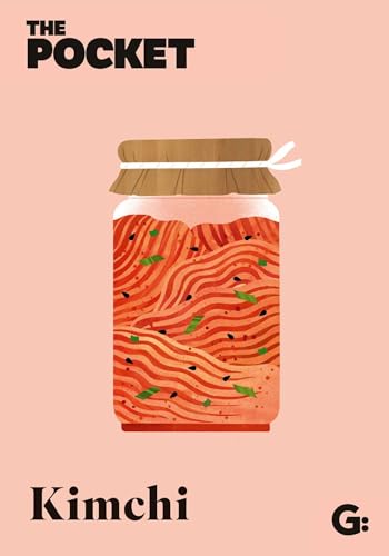 Illustration of a jar filled with red kimchi, tied with string.