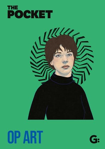 Book cover featuring a woman with an optical illusion halo.
