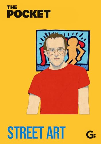Book cover featuring a portrait of Keith Haring with his artwork.