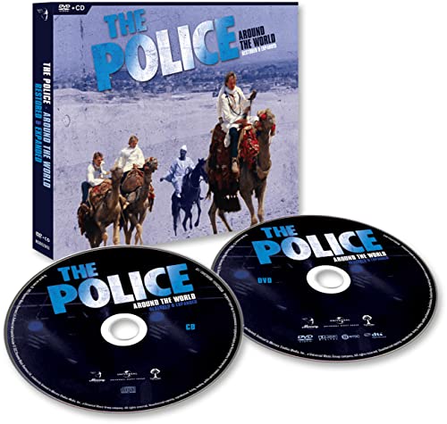 “The Police - Around The World” CD and DVD with desert imagery.