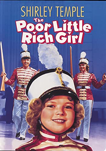 Shirley Temple in "The Poor Little Rich Girl" DVD cover art.