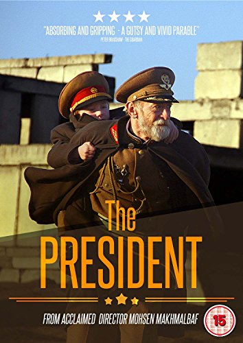 DVD cover for "The President" featuring two men in military uniforms and caps.