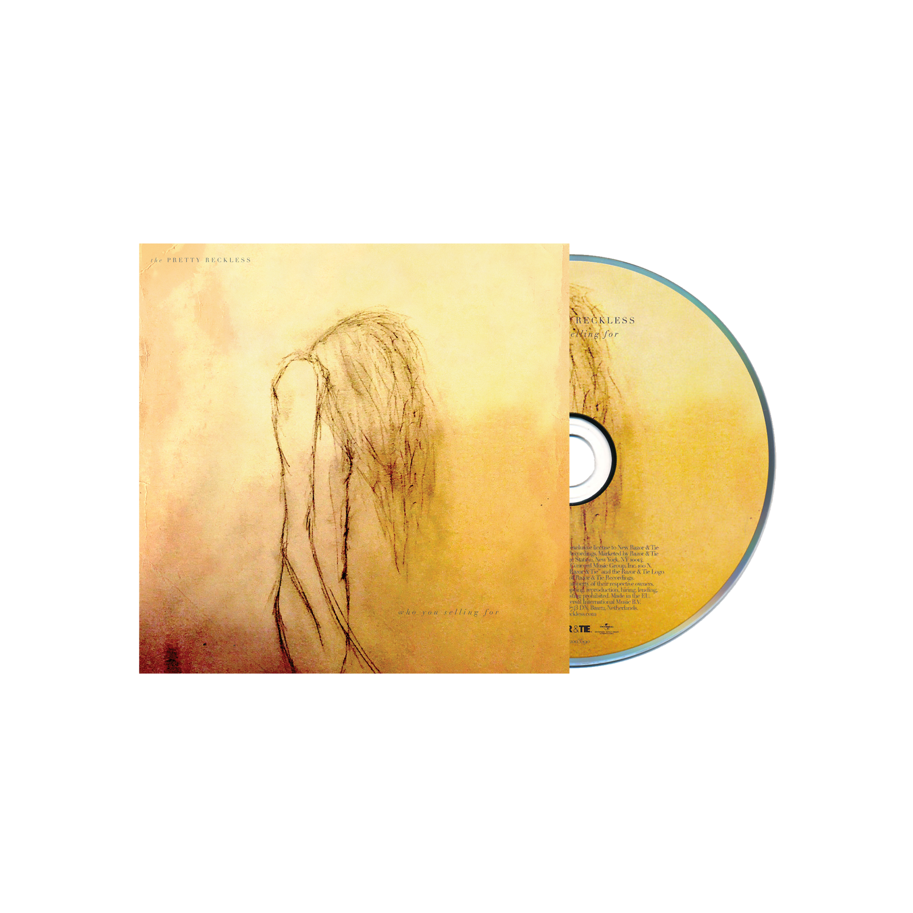 The Pretty Reckless "Who You Selling For" CD with portrait cover art.
