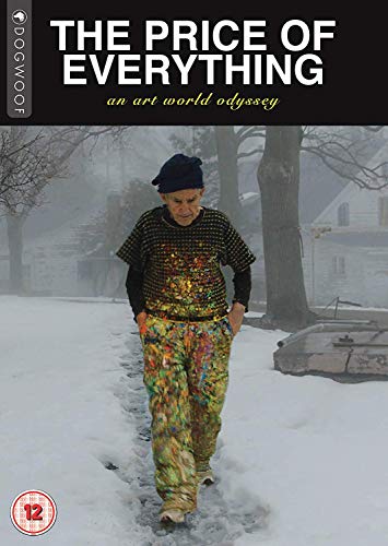 DVD cover for “The Price of Everything” featuring a man in a snowy landscape.