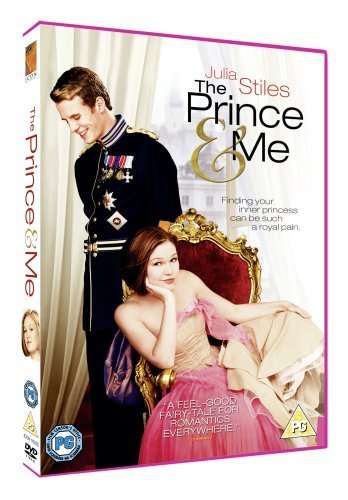 DVD cover for "The Prince & Me" featuring a couple in formal wear.