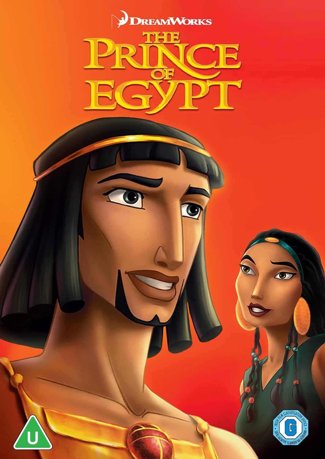 “The Prince of Egypt” DVD cover featuring Moses and Tzipporah.