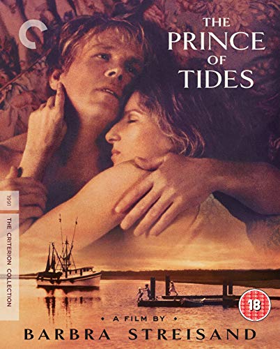 The Prince of Tides" Blu-ray cover featuring a couple embracing by the water.