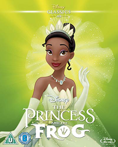 Tiana from The Princess and the Frog wearing a green gown on a green background.