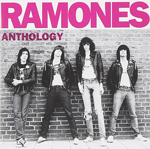 The Ramones album cover featuring the band in leather jackets.