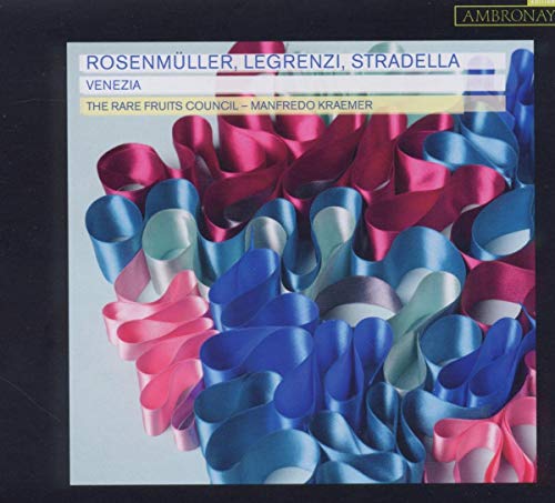 CD cover with abstract pink and blue ribbon-like shapes.