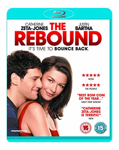 The Rebound" Blu-ray cover featuring Catherine Zeta-Jones and Justin Bartha.