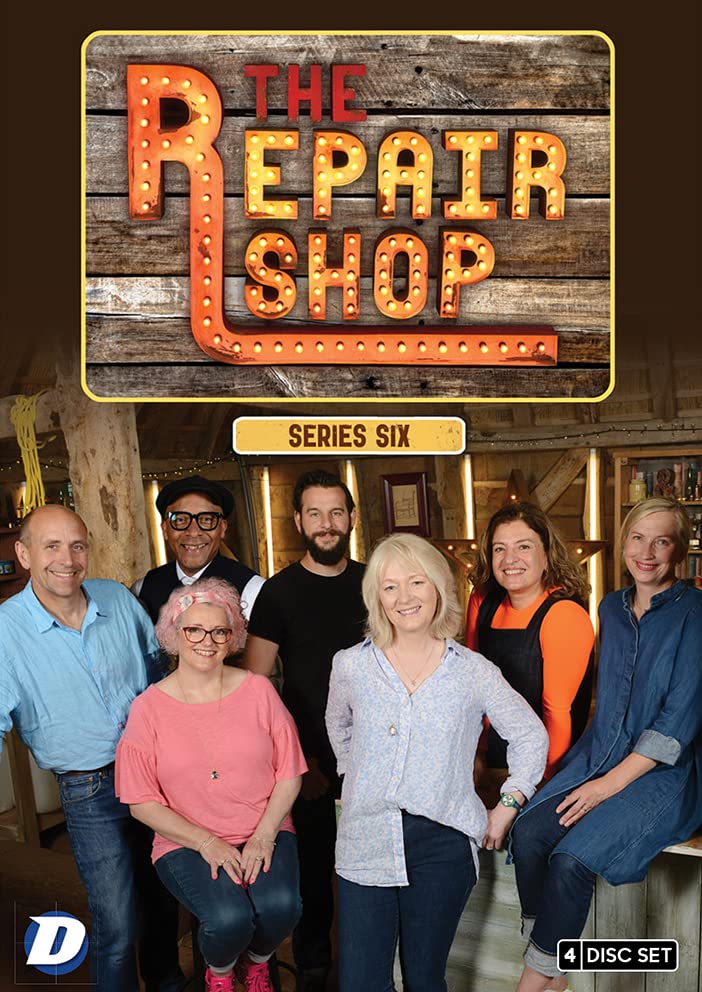 The Repair Shop: Series 6" DVD cover featuring the show's cast.