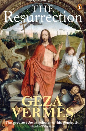 Book cover depicting a resurrected figure with angel and armored soldiers.