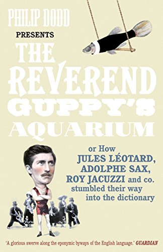 Book cover: fish performing a circus act above a man and crowd.