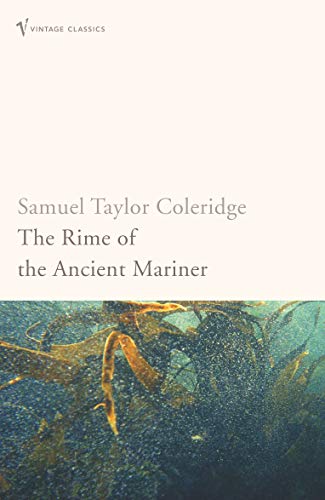 Book cover for "The Rime of the Ancient Mariner" with seaweed image.