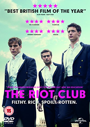 DVD cover featuring three young men in formal tailcoats against a pale sky background.