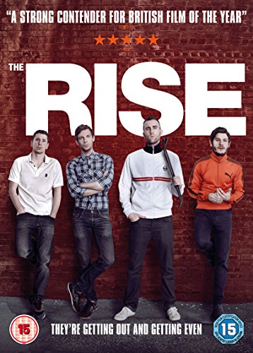 DVD cover for "The Rise" featuring four young men against a brick wall.