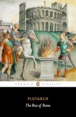 Book cover depicting ancient Romans with a horse and burning altar.
