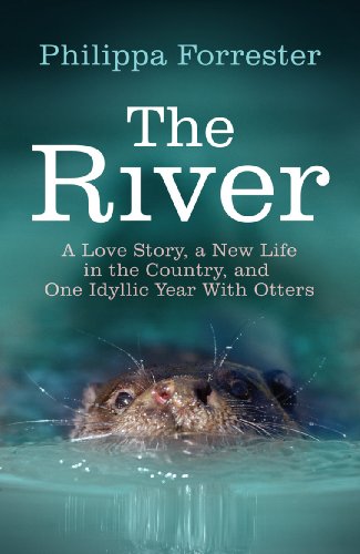 Book cover for "The River" featuring an otter’s face emerging from water.