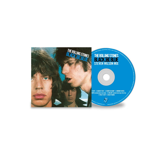 The Rolling Stones “Black and Blue” CD cover and disc image.