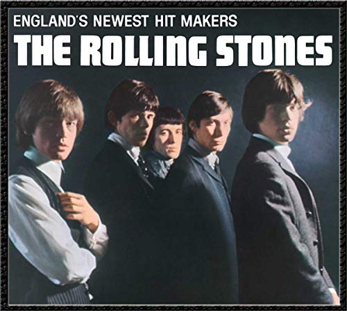 The Rolling Stones album cover featuring five young men in suits.