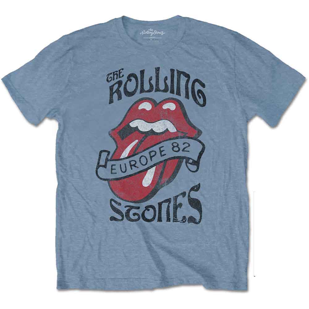 The Rolling Stones Unisex T-Shirt: Europe '82 Tour