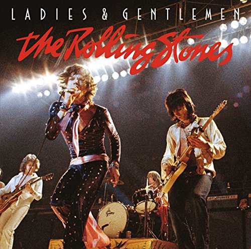 The Rolling Stones performing live on the “Ladies & Gentlemen” album cover.
