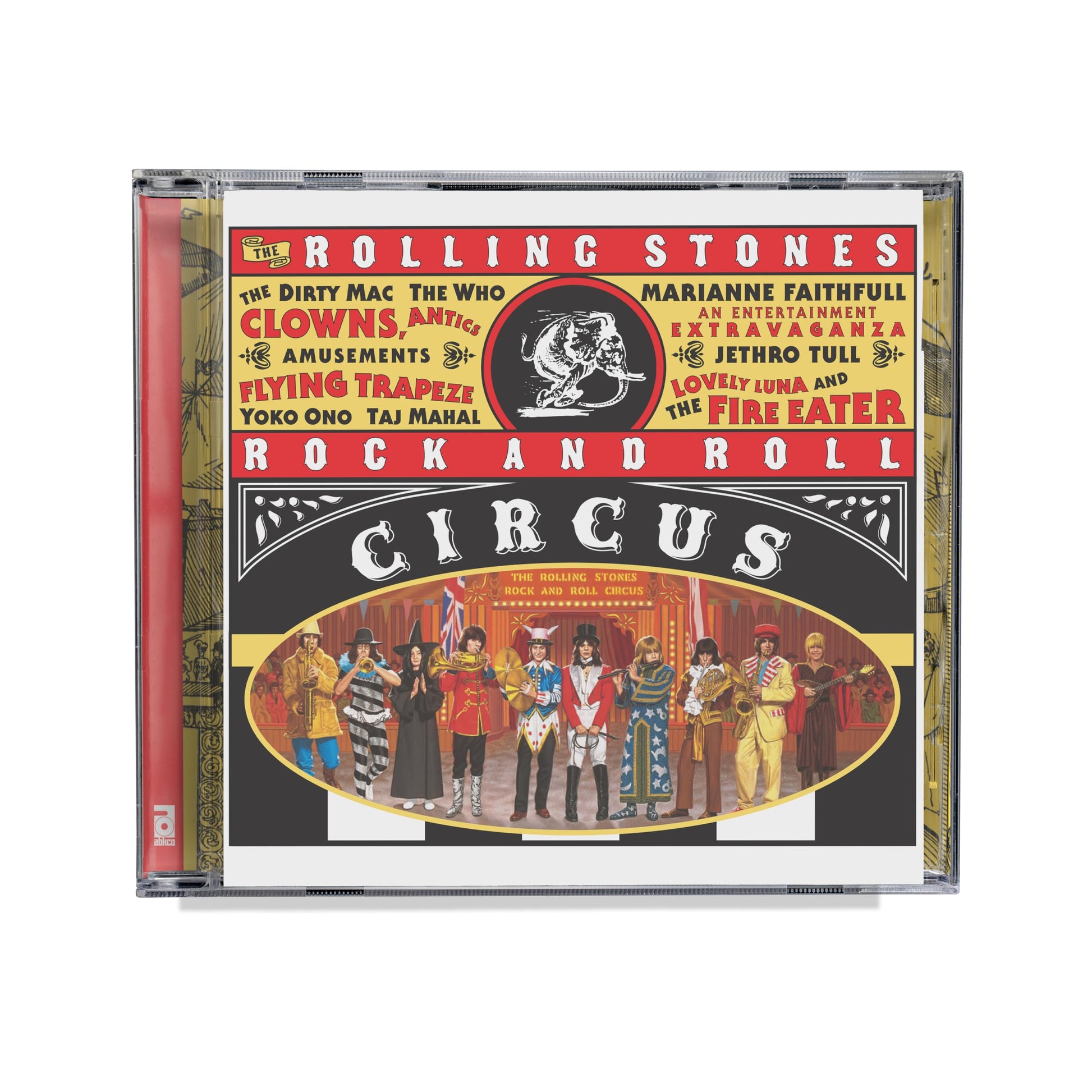 The Rolling Stones “Rock and Roll Circus” CD in jewel case.