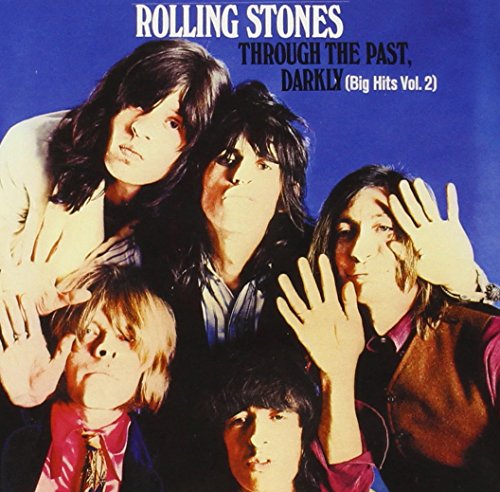 The Rolling Stones album cover with five band members in a collage.