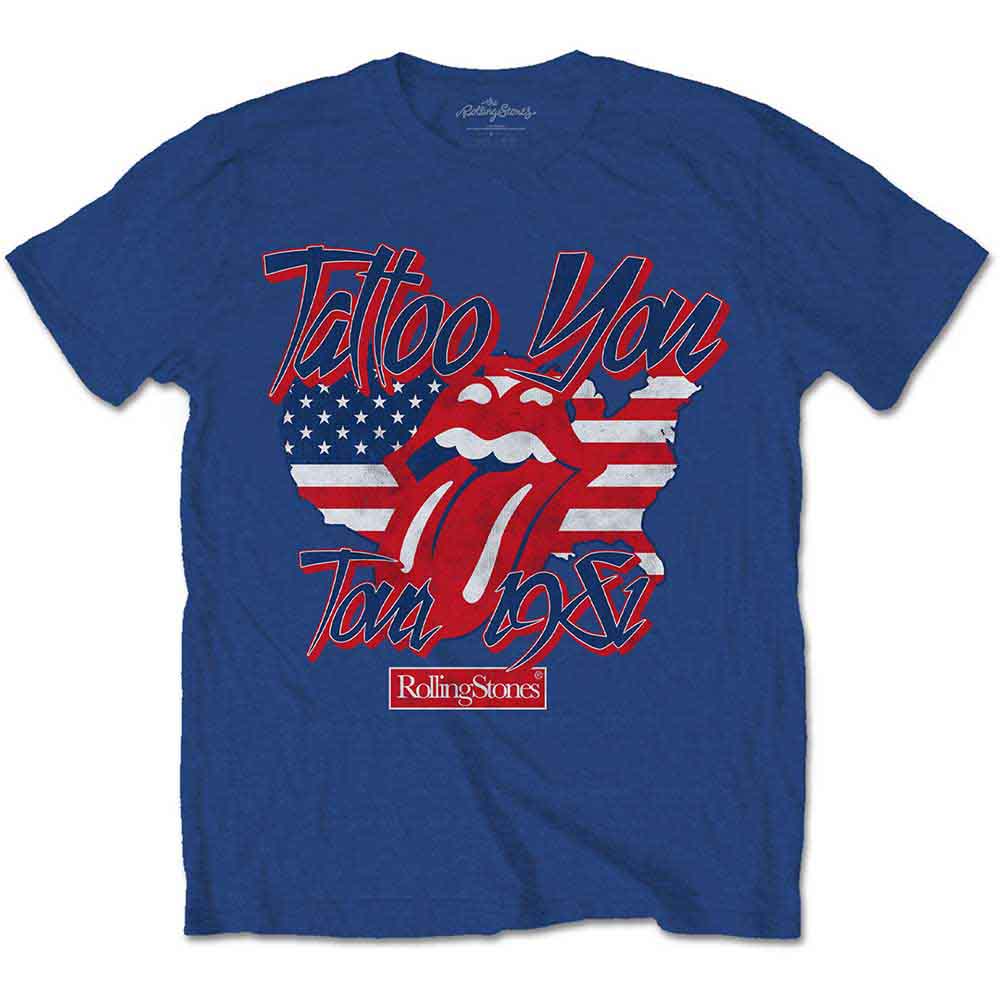 Rolling Stones “Tattoo You” Americana design t-shirt, unisex, size X-Large.