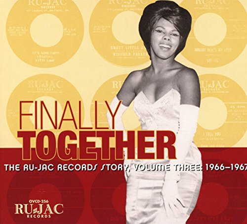CD cover featuring a smiling woman in a white dress and record labels.