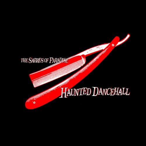 Red straight razor on black background with album title text.