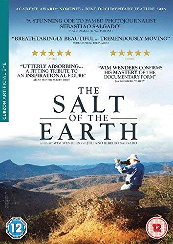 DVD cover for “The Salt of the Earth” documentary, showing a photographer.