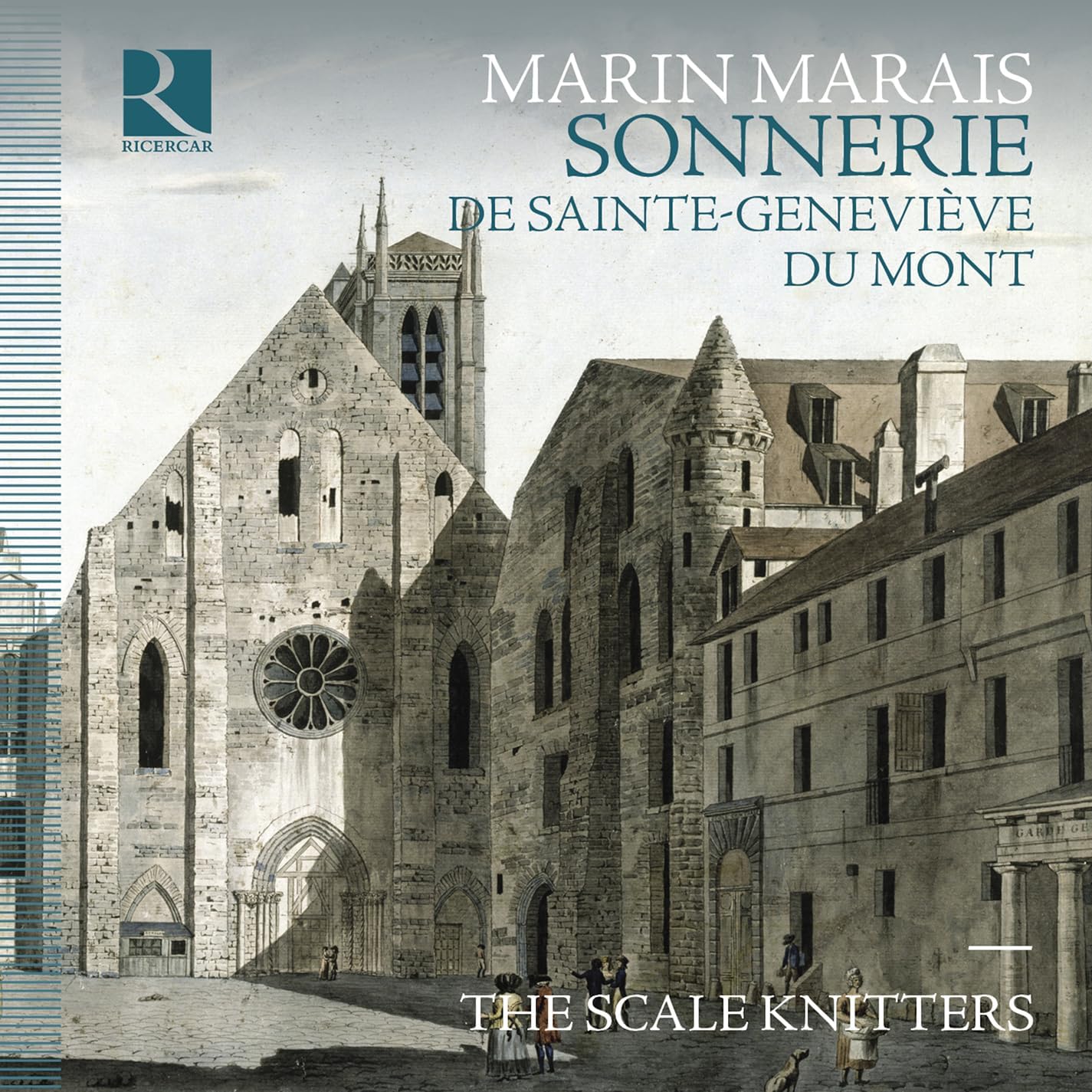 CD cover featuring a detailed, vintage-style illustration of a stone building.