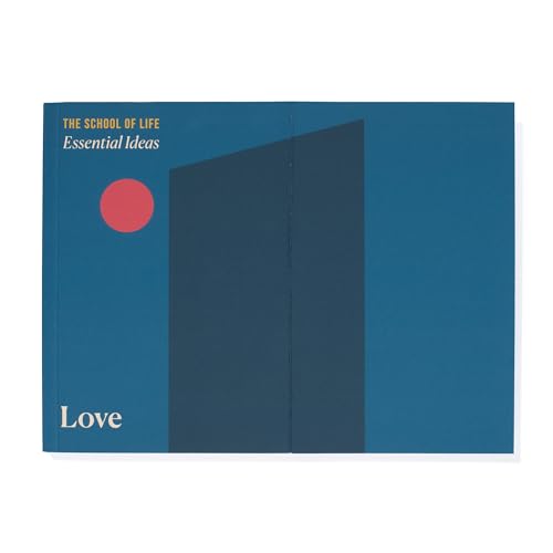 Blue book cover with a red circle and the title "Love".