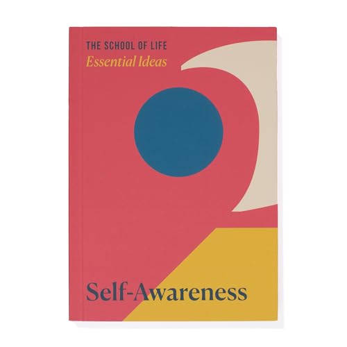 A red book cover titled Essential Ideas 2: Self-Awareness with abstract geometric shapes.