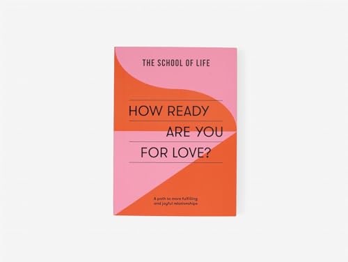 Book cover with pink and orange overlapping curved shapes, white text.