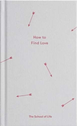 White book cover with red arrow graphics and text: “How to Find Love”.