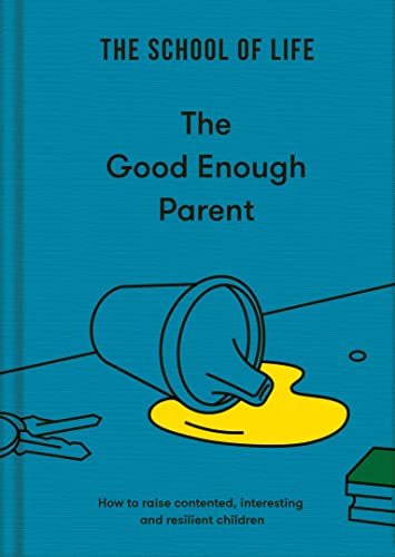 Book cover with a blue background, a spilled cup, and the title text.