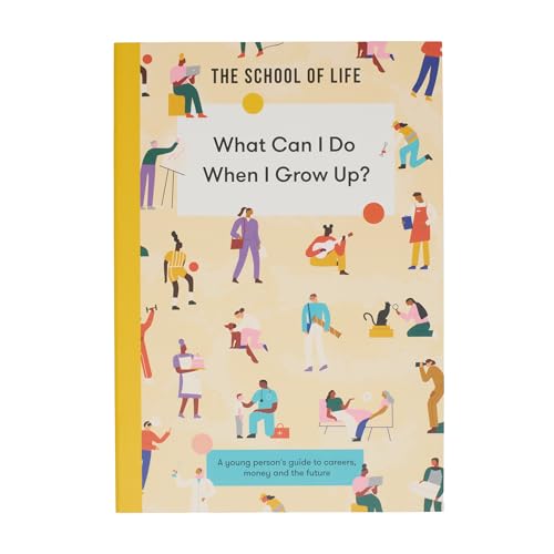 Book cover with illustrated figures representing various professions.