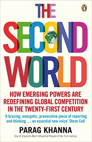 Book cover: "The Second World" with colorful text and a globe.