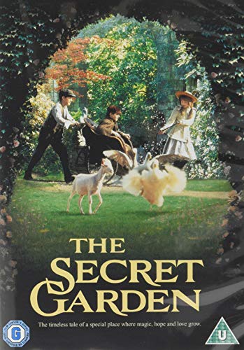 DVD cover for “The Secret Garden” featuring children and a garden.