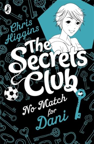Book cover with illustrated girl, soccer ball, keys, and title text.