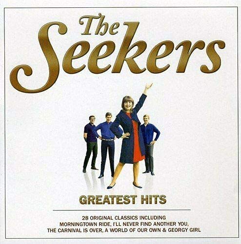 The Seekers Greatest Hits CD cover featuring the band members standing against white background.